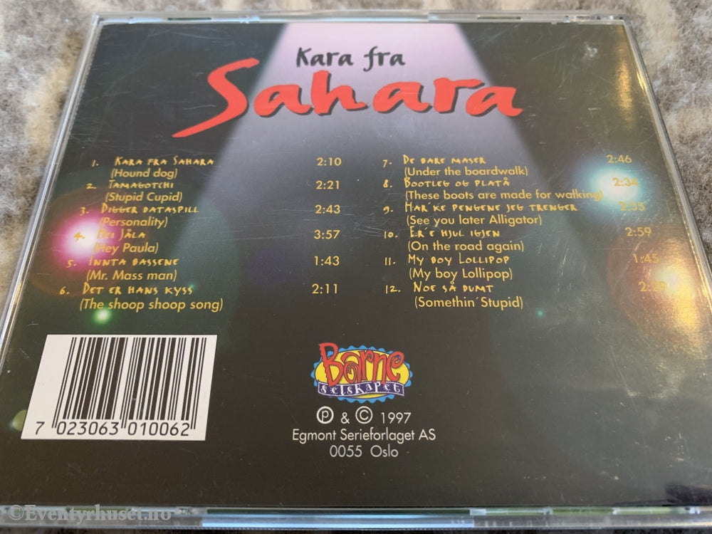 Kara Fra Sahara. 1997. Cd. Cd