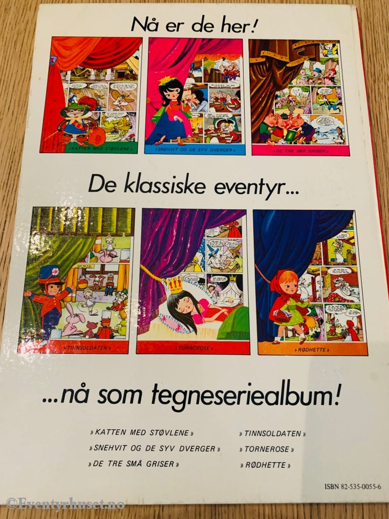 Katten Med Støvlene. Et Klassisk Eventyr Som Tegneserie. 1974. Eventyrbok