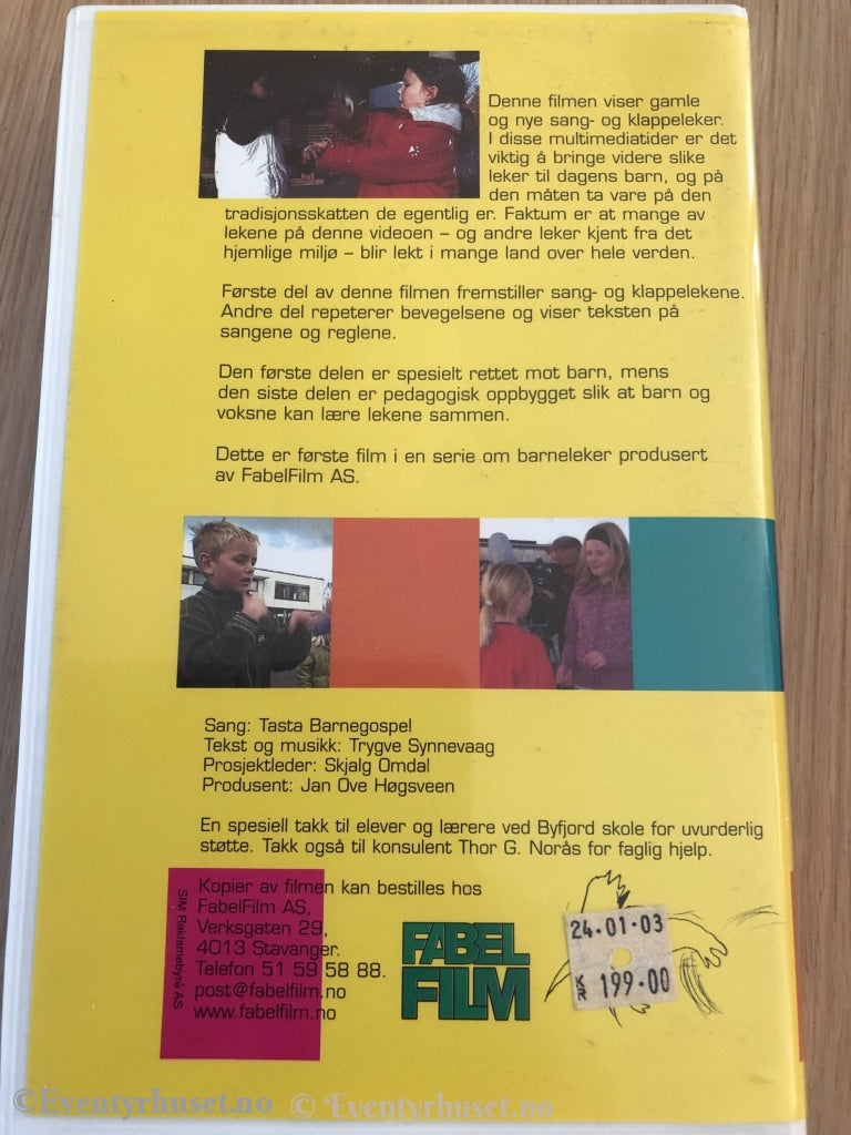 Katten Og Musen Ti Tusen! Sang- Klappeleker. Vhs Big Box.