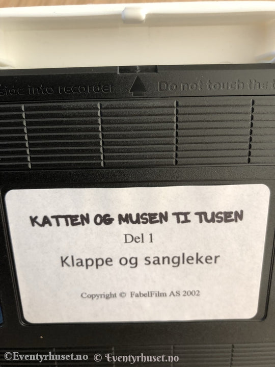 Katten Og Musen Ti Tusen! Sang- Klappeleker. Vhs Big Box.