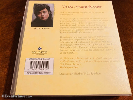 Khaled Hosseini. Tusen Strålende Soler. Lydbok På Cd.