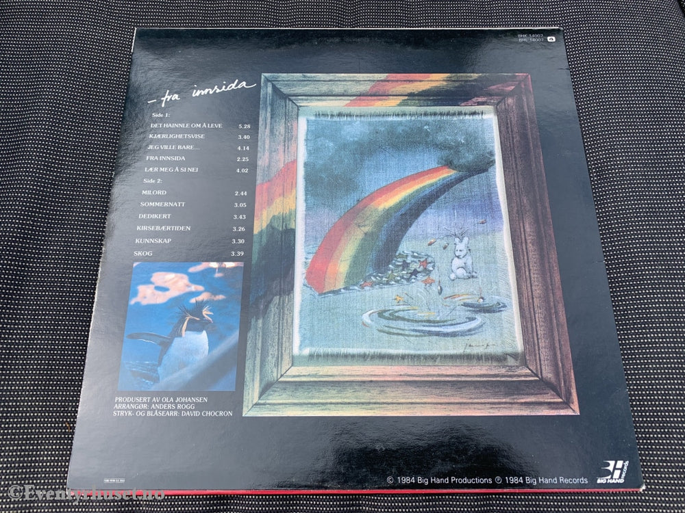 Kine Hellebust & Anders Rogg. 1984. Fra Innsida. Lp. Lp Plate