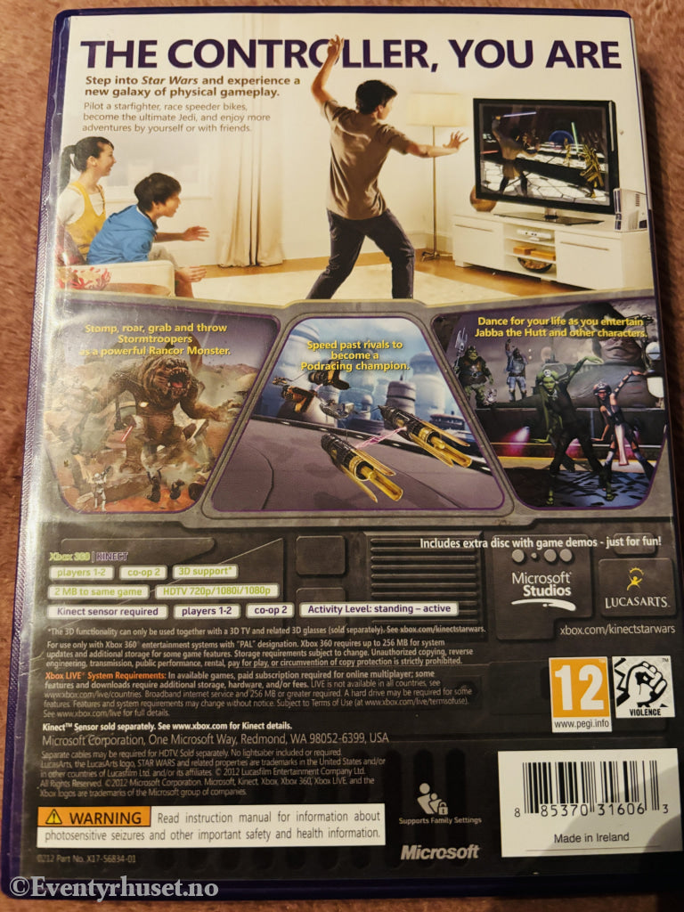 Kinect Star Wars. Xbox 360.