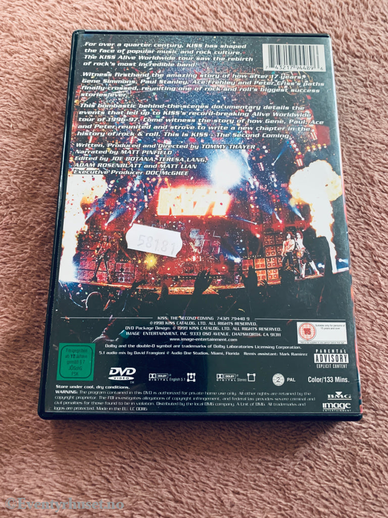 KISS: The Second Coming (1998). DVD.