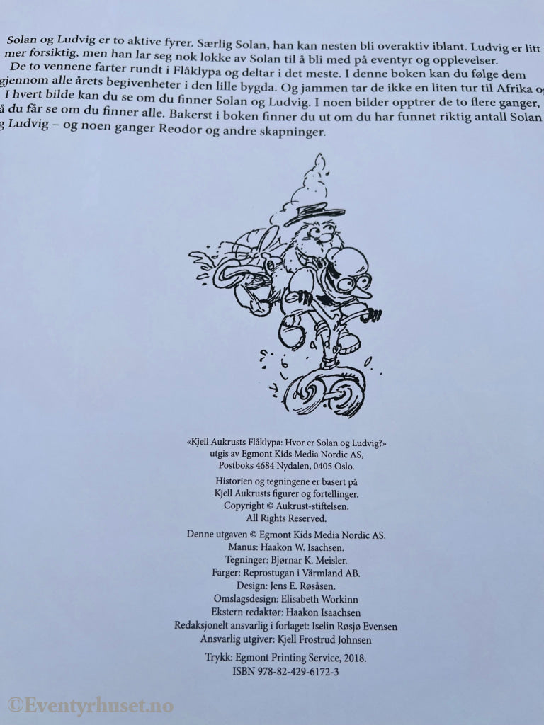 Kjell Aukrust’s Flåklypa Hvor Er Solan Og Ludvig? Fortelling