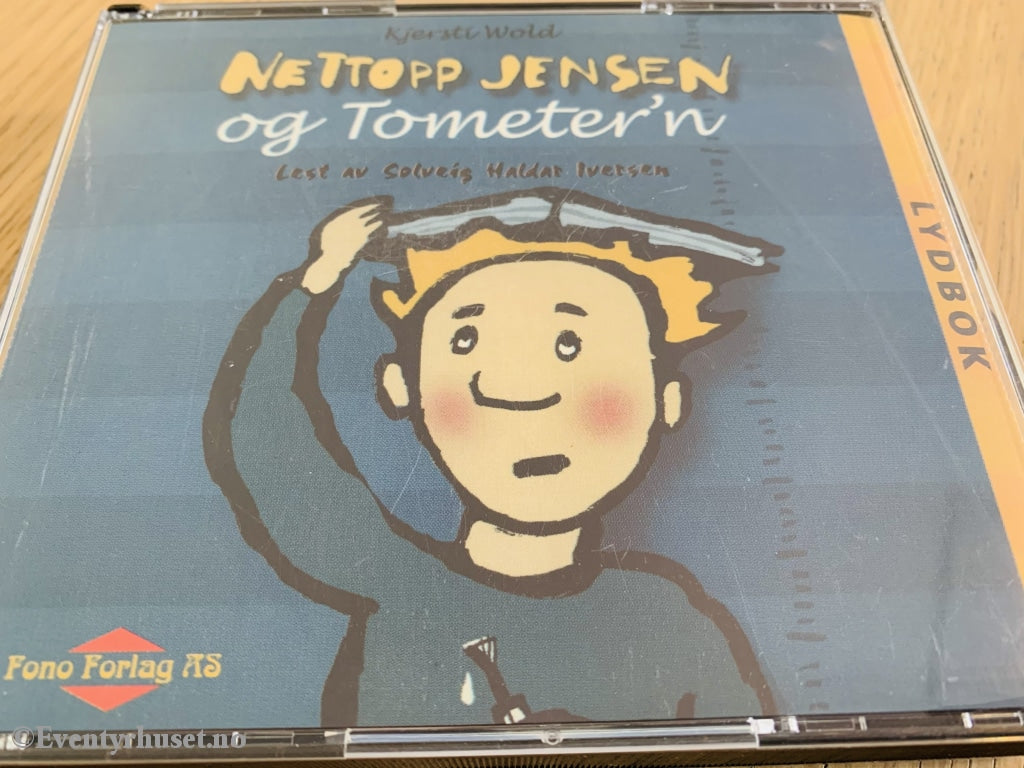 Kjersti Wold. Nettopp Jensen Og Tometern. Lydbok På 3 Cd.