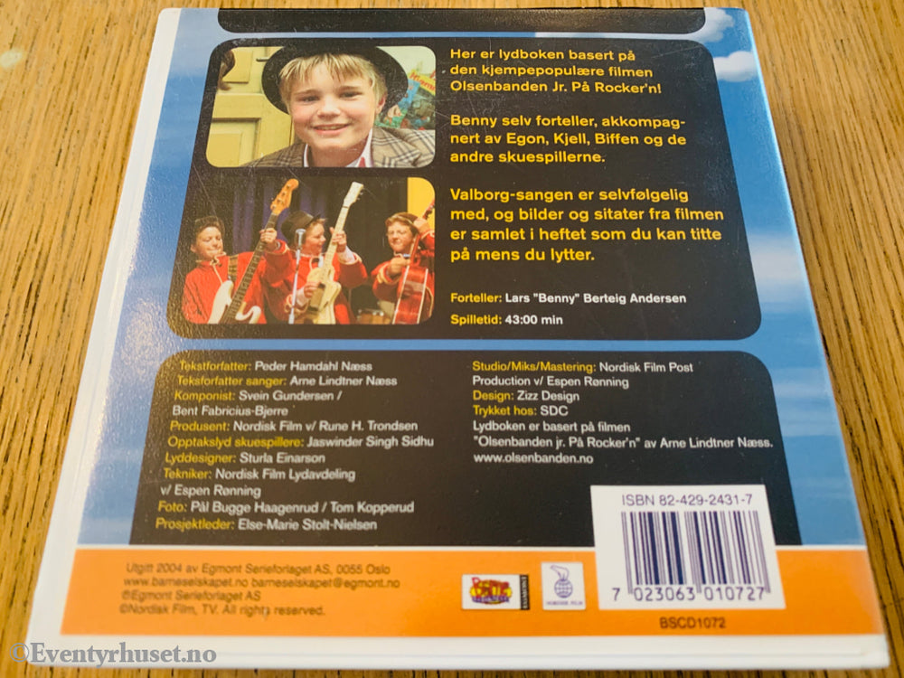Kjetil Indregard. Olsenbanden Jr. på Rocker’n. 2004. Lydbok på CD.