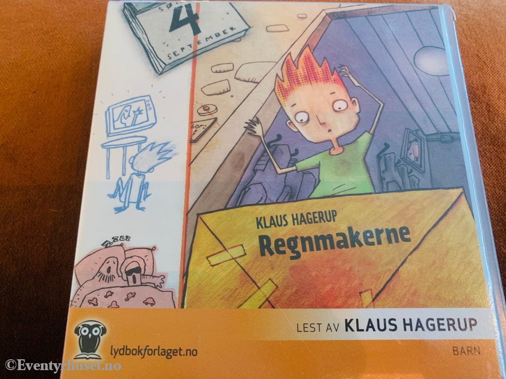 Klaus Hagerup. Regnmakerne. 2003. Lydbok på CD.