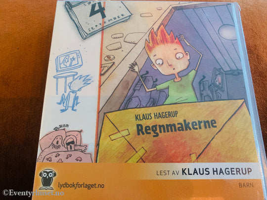 Klaus Hagerup. Regnmakerne. 2003. Lydbok på CD.