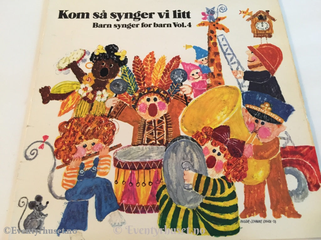Kom Så Synger Vi Litt. Barn For Barn Vol.4. 1973. Lp. Lp Plate