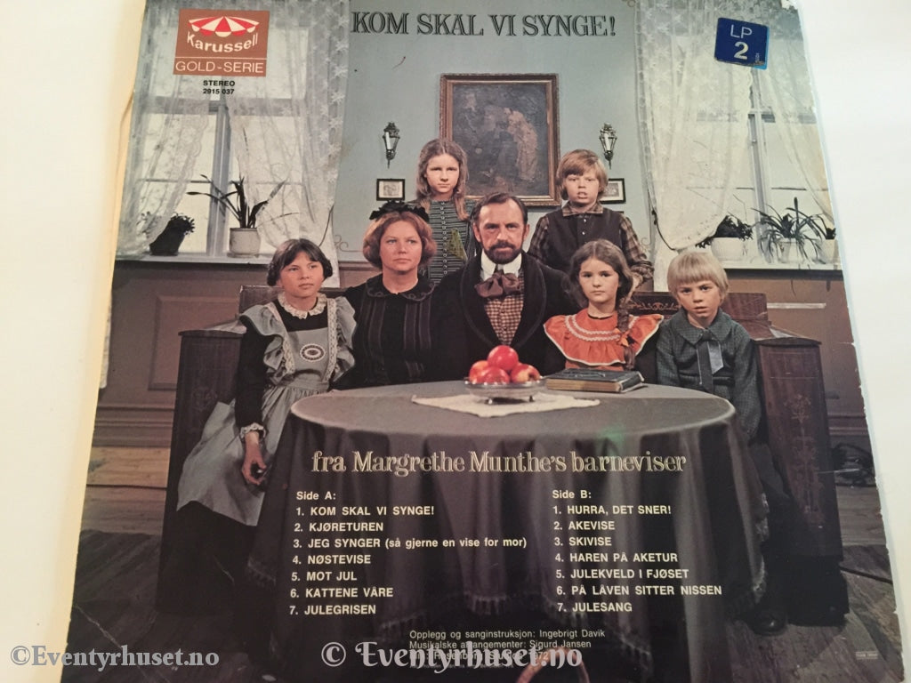 Kom Skal Vi Synge! 1972. Lp. Lp Plate