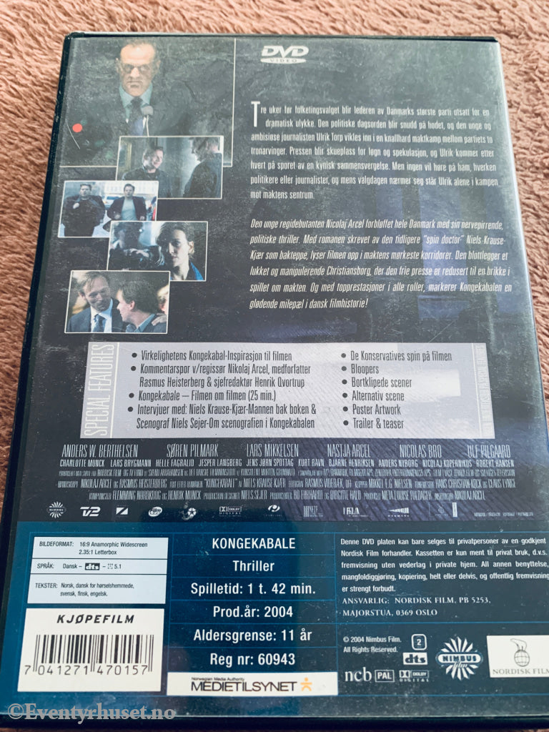 Kongekabalen (2004). DVD.