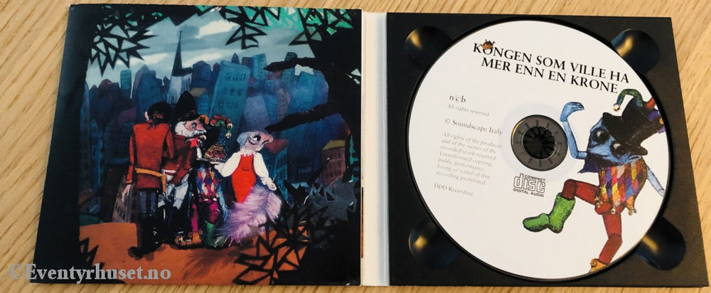 Kongen Som Ville Ha Mer Enn En Krone. Med Øyvind Blunck. Popp-Opp-Cd. Cd