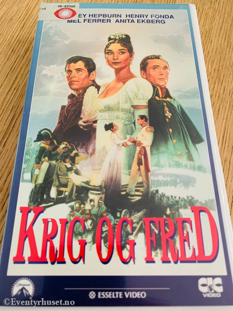Krig Og Fred. 1956. Vhs. Vhs