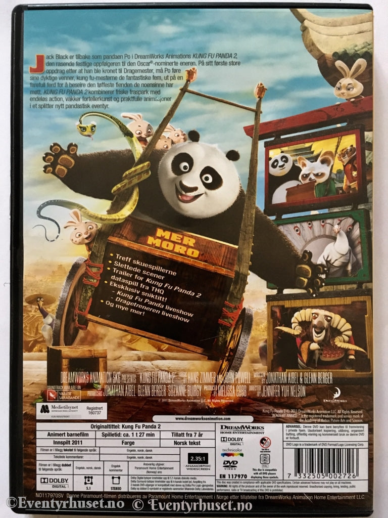 Kung Fu Panda 2. Dvd. Dvd