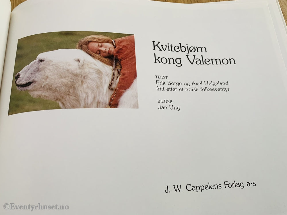 Kvitebjørn Kong Valemon. 1991. Eventyrbok