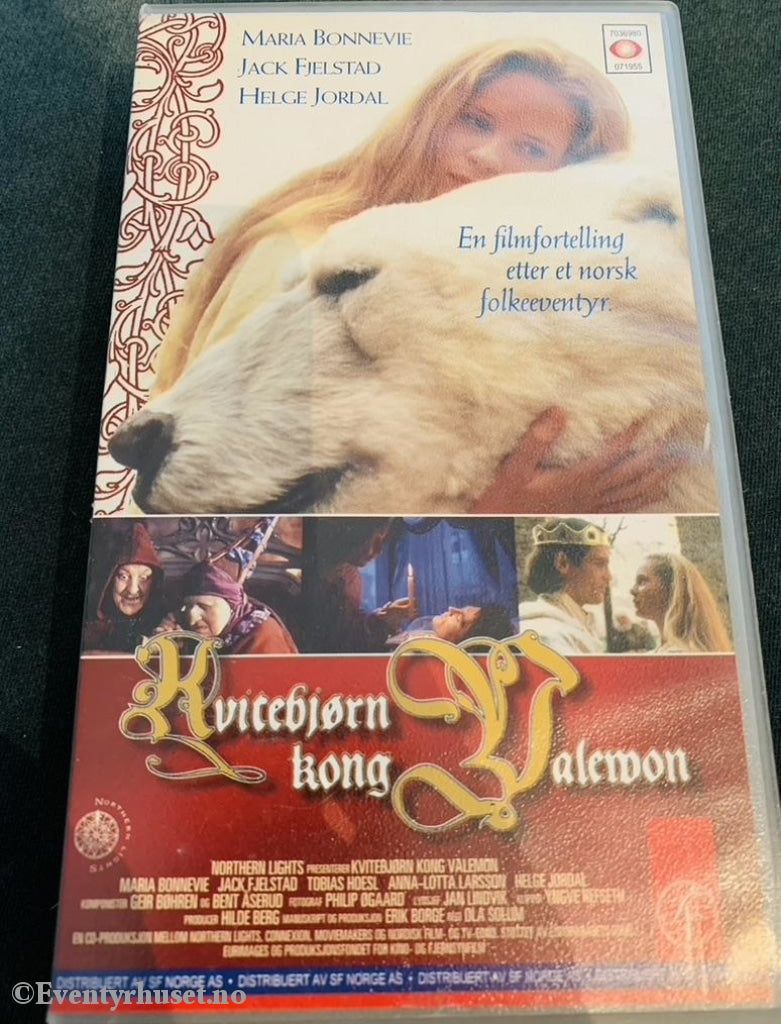 Kvitebjørn Kong Valemon. 1991. Vhs. Etter Et Norsk Folkeeventyr. Vhs