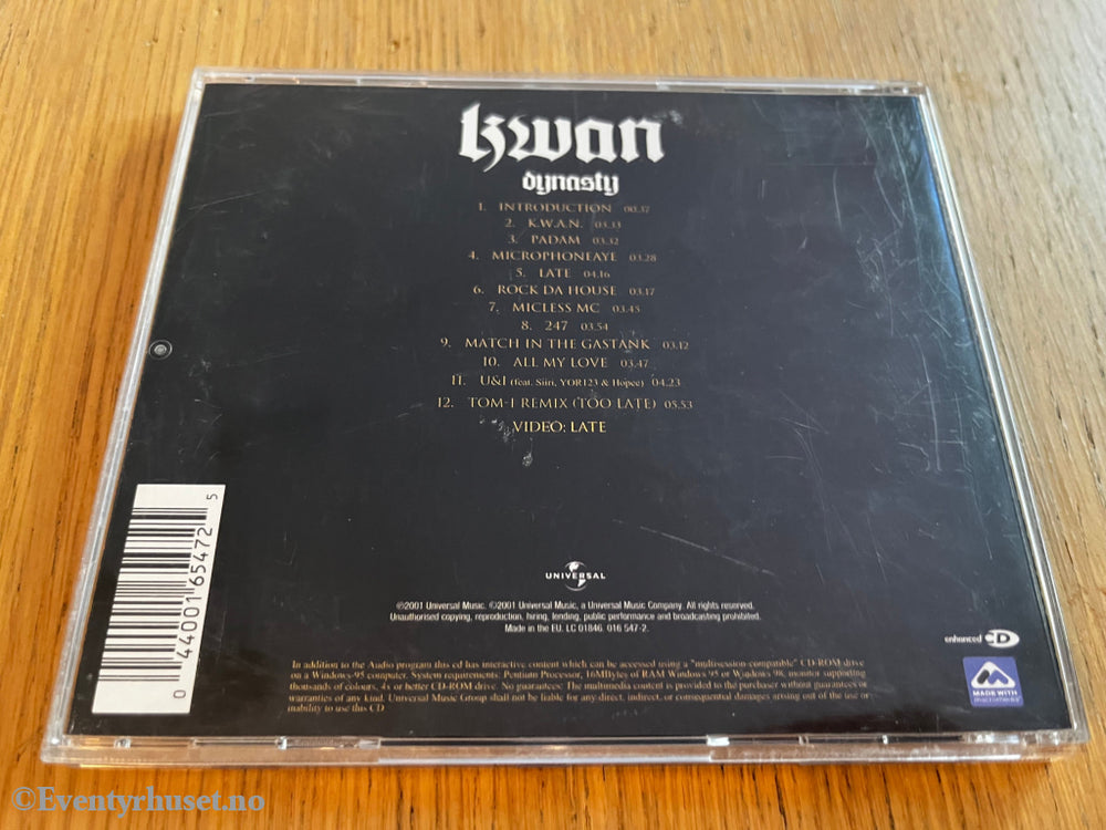 Kwan. 2004. Dynasty. CD.