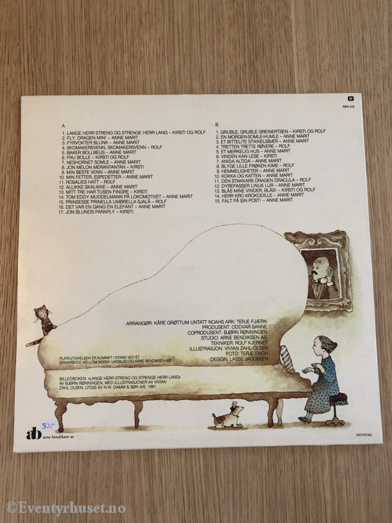 Lange Herr Streng Og Strenge Lang. 1981. Lp. Lp Plate