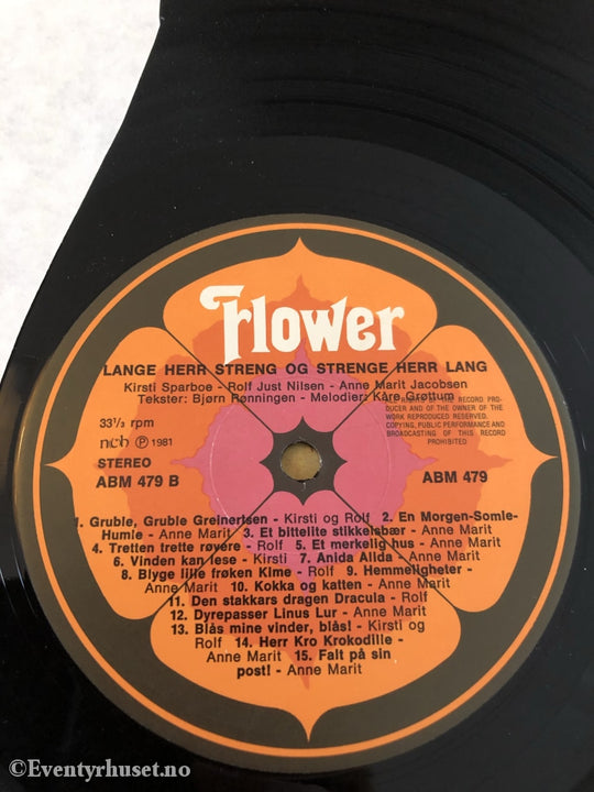 Lange Herr Streng Og Strenge Lang. 1981. Lp. Lp Plate