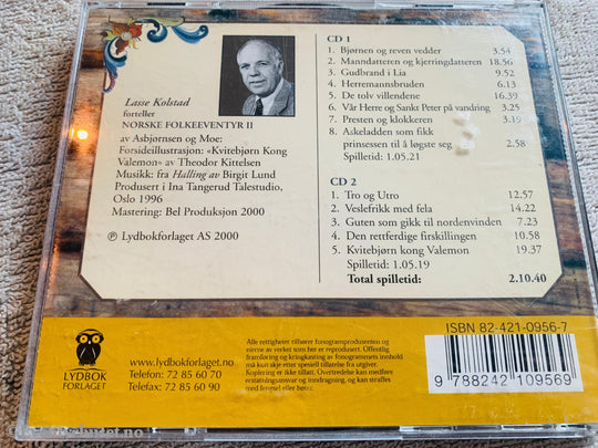 Lasse Kolstad. 1998. Norske folkeeventyr II. Lydbok på CD.