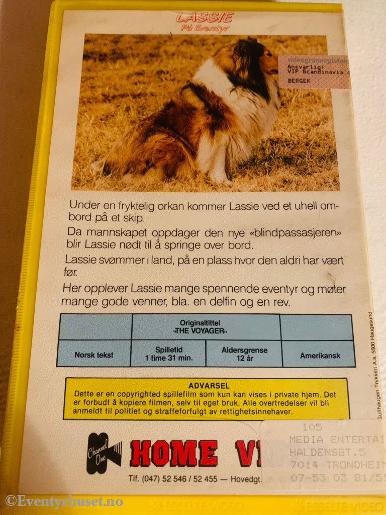 Lassie På Eventyr. Vhs Big Box. Box
