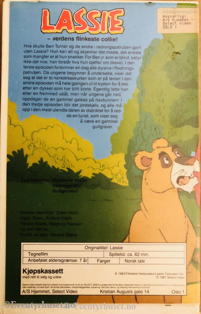 Lassie. Vhs Big Box.