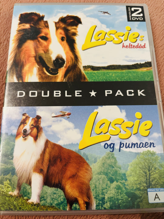 Lassies heltedåd og Lassie og pumaen. DVD.