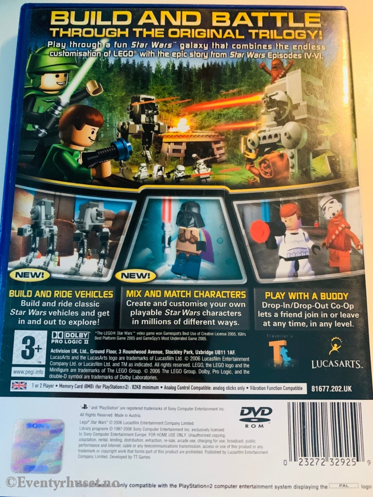 Lego Star Wars Ii. The Original Triology. Ps2. Ps2