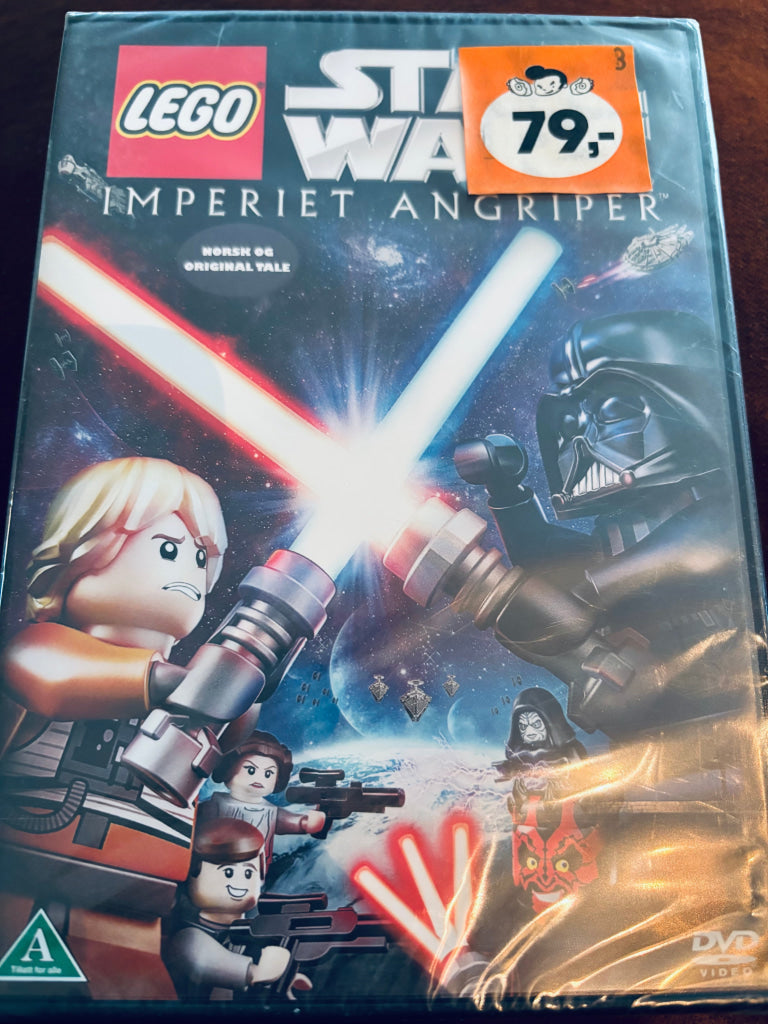 LEGO Star Wars – Imperiet Angriper. DVD. Ny i plast!