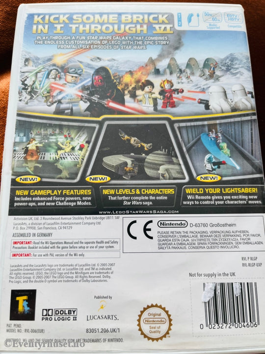 Lego Star Wars The Complete Saga. Nintendo Wii. Wii