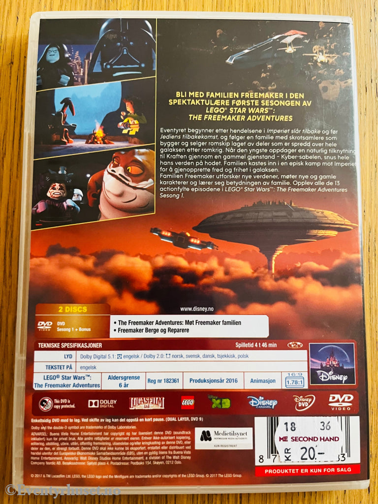 LEGO Star Wars: The Freemaker Adventures Sesong 1 2016 DVD