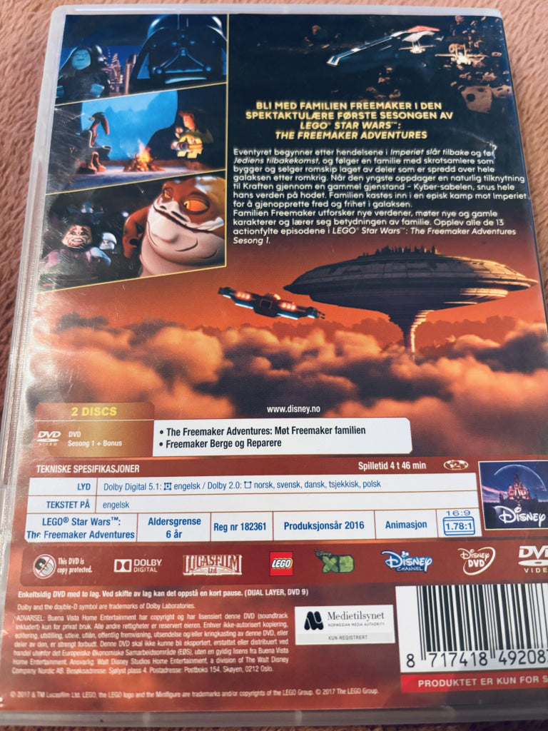 LEGO Star Wars: The Freemaker Adventures - Sesong 1. DVD.