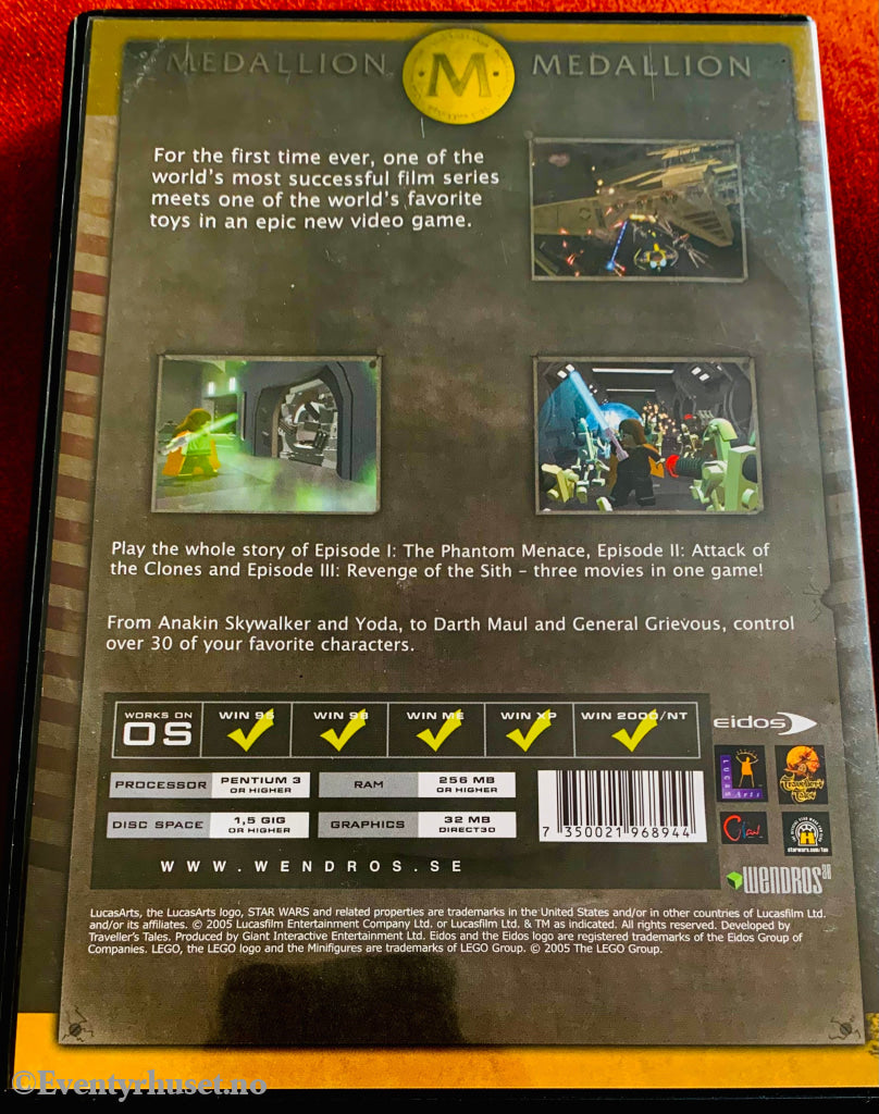 Lego Star Wars - The Video Game (Medallion Best Value). Pc-Spill. Pc Spill