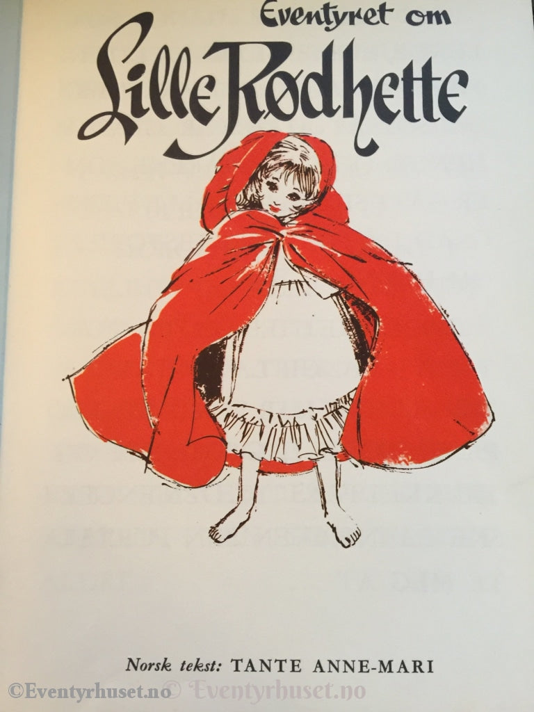Lille Rødhette. 1964. Eventyrbok