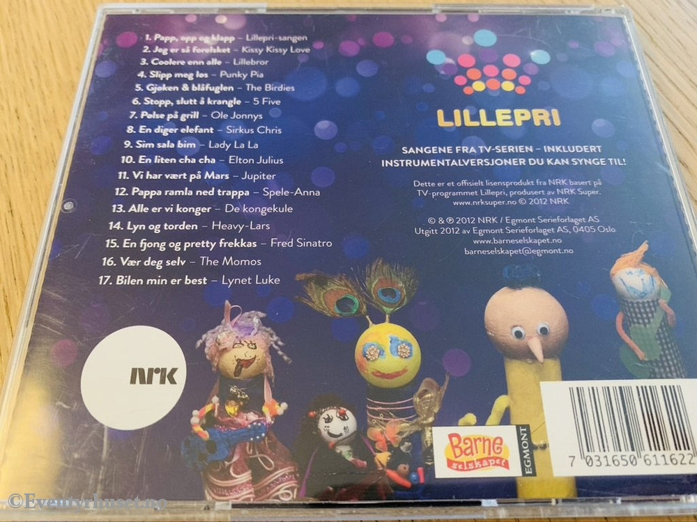 Lillepri (Nrk). Cd. Lydbok