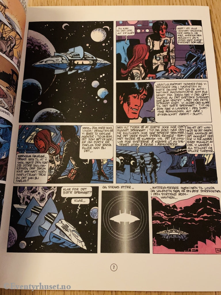 Linda Og Valentin Nr 2: De Tusen Planeters Imperium. 1987. Tegneseriealbum