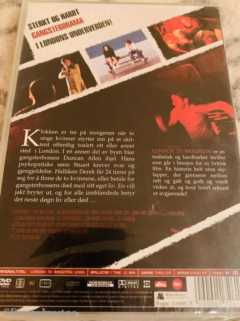 London To Brighton. 2005. Dvd. Ny I Plast! Dvd