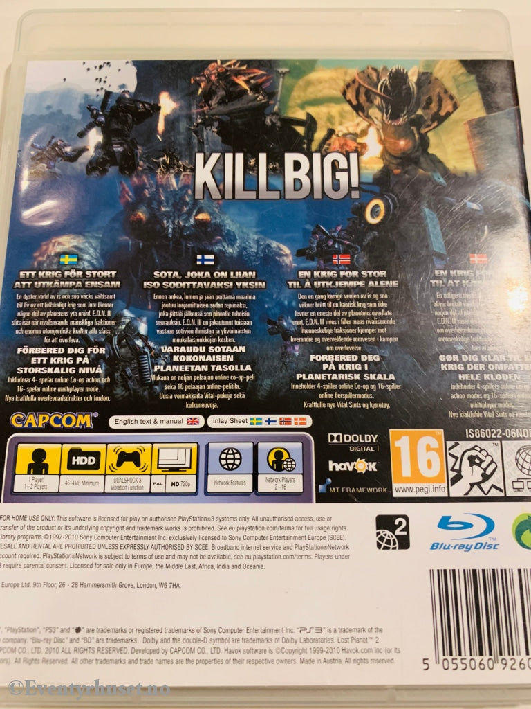 Lost Planet 2. Ps3. Ps3