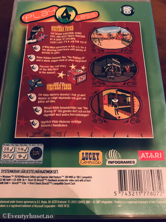 Lucky Luke: Western Fever. PC-spill.