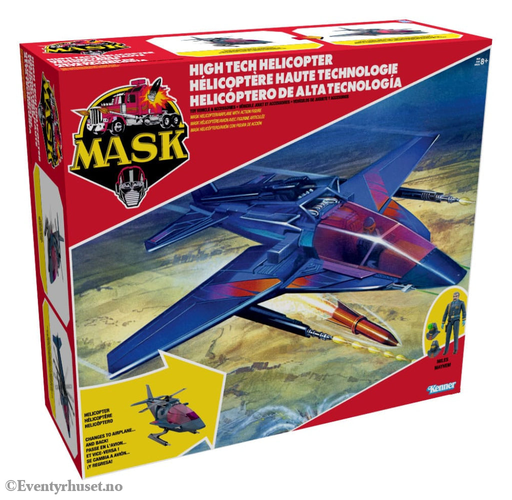 M.A.S.K. Vehicle High Tech Helicopter. Mint In Sealed Box (MISB)! Actionfigur