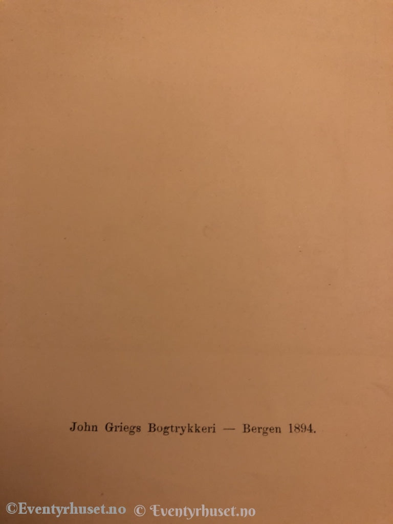 M. Skreibok. Nye Og Sandferdige Skrøner. Illustrerede Af Theodor Kittelsen. 1894. Eventyrbok