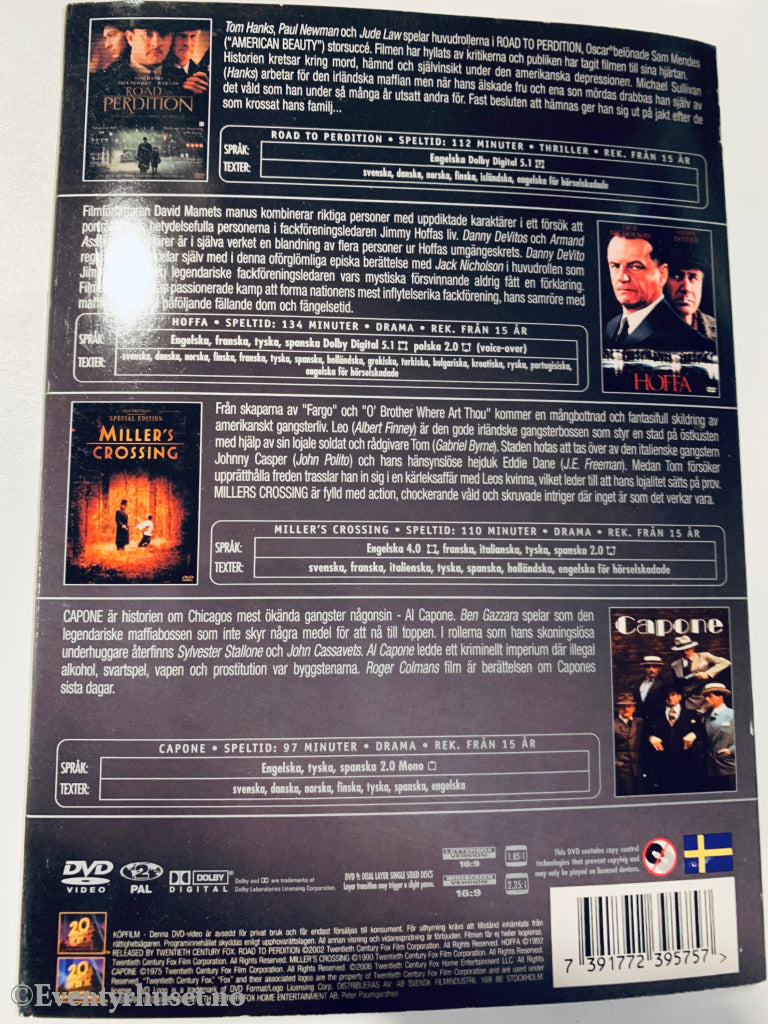 Mafia Collection. Dvd Samleboks.