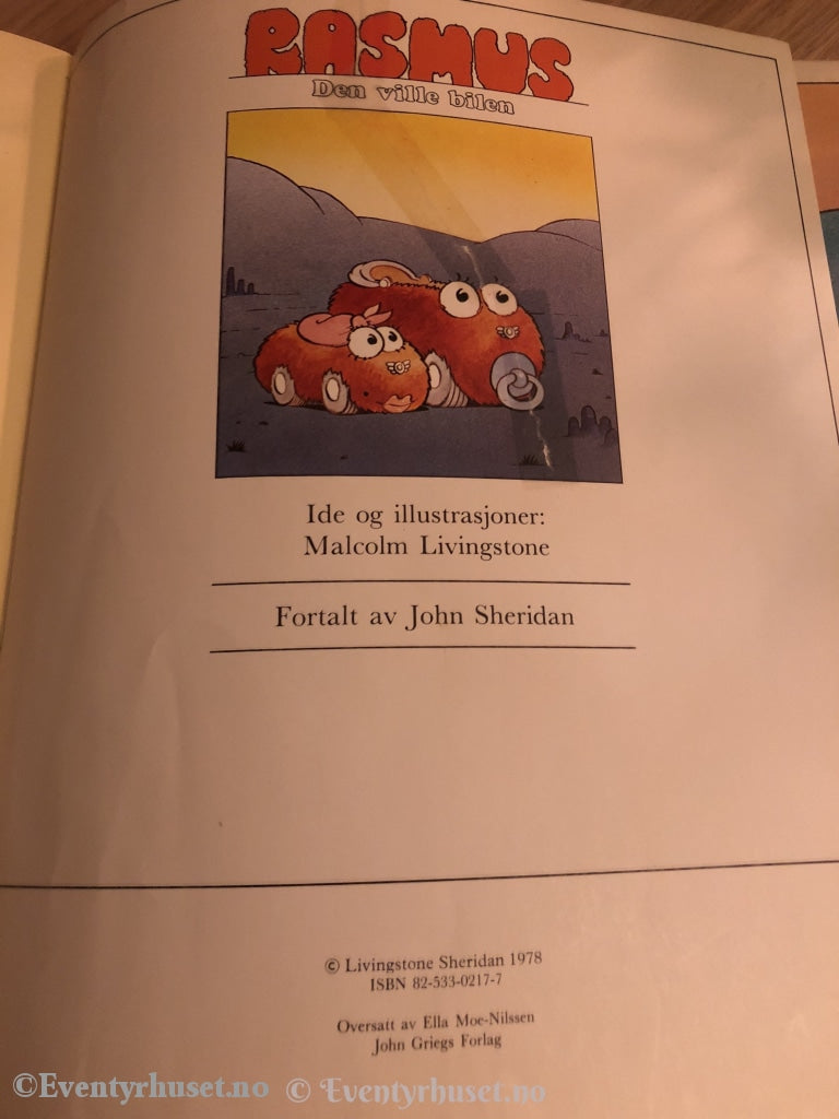 Malcolm Livingstone. 1978. Rasmus. Den Ville Bilen. Fortelling