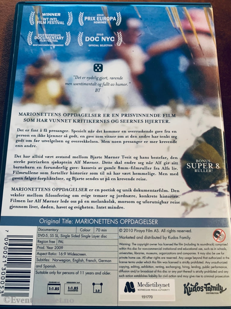 Marionettens Oppdagelser (Nrk). 2009. Dvd. Dvd