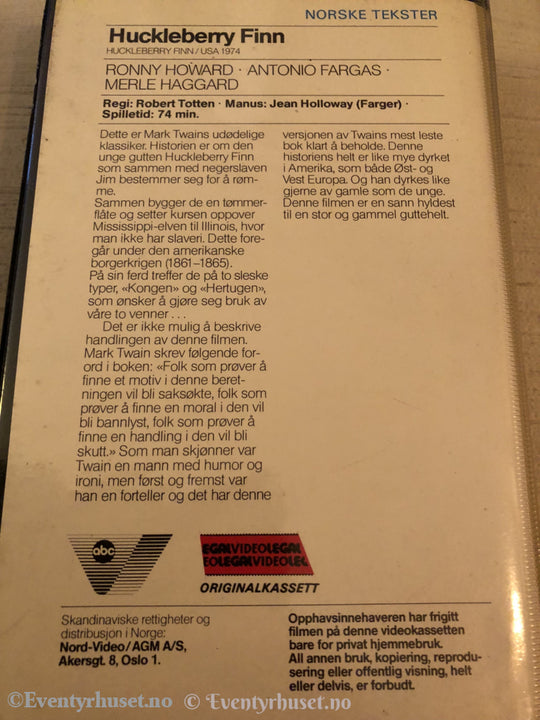 Mark Twain´s Huckleberry Finn. Beta Film.