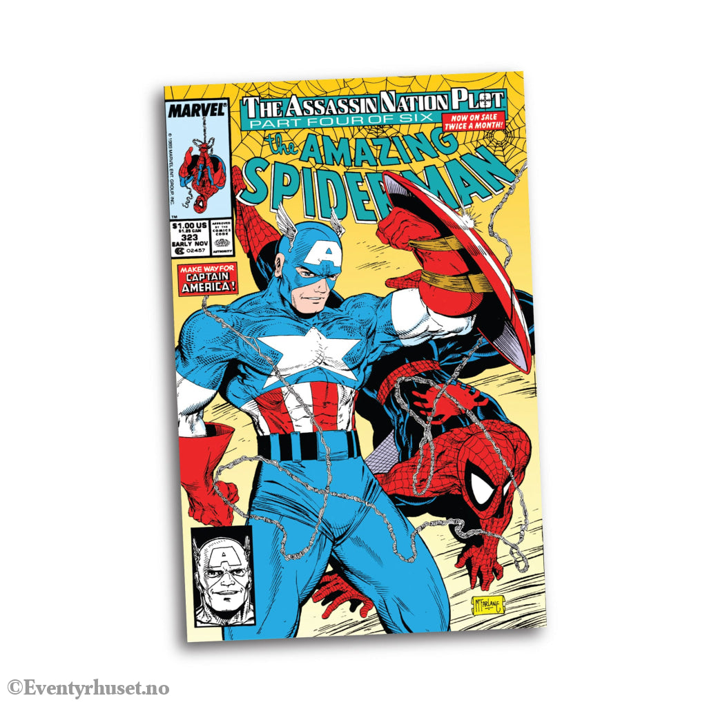 Marvel PVC Statue 1/6 Captain America (The Amazing Spider-Man #323) 28 cm. Mint In Sealed Box (MISB)! Actionfigur