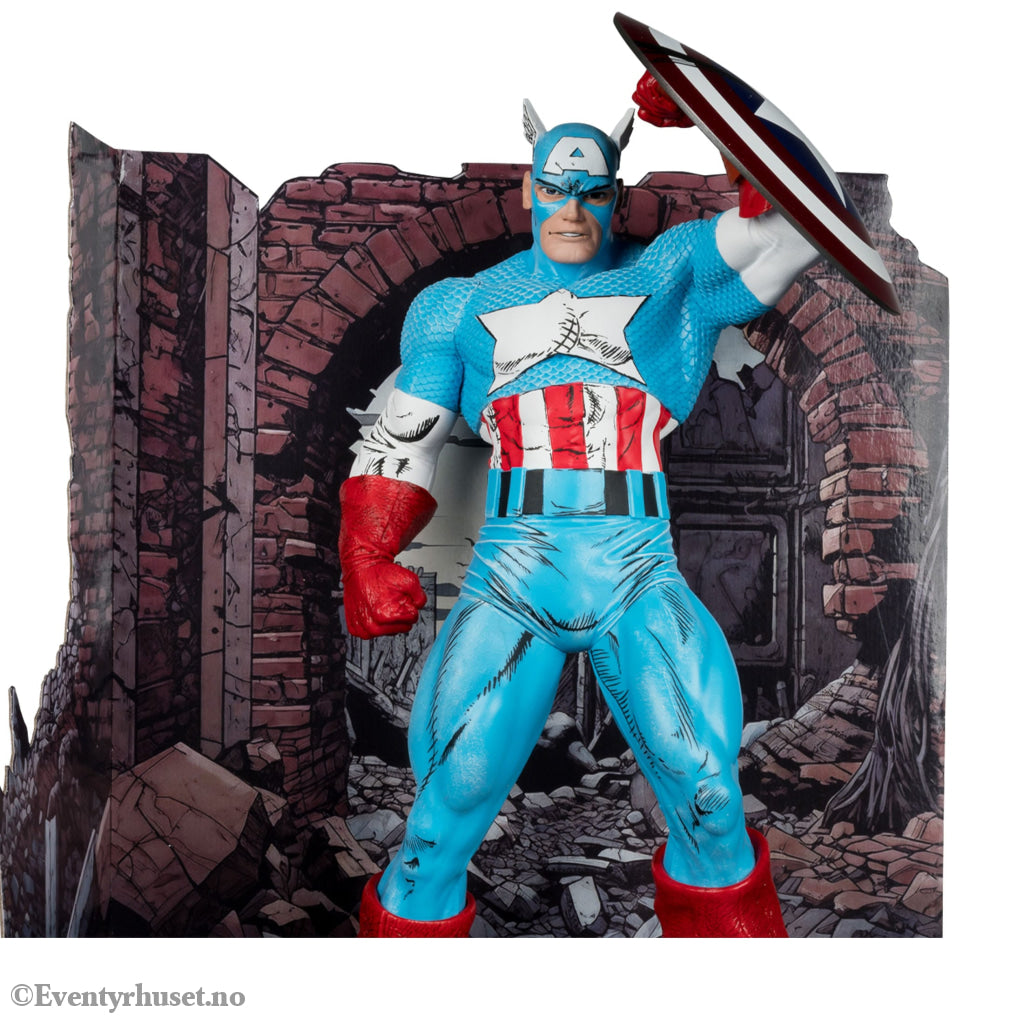 Marvel PVC Statue 1/6 Captain America (The Amazing Spider-Man #323) 28 cm. Mint In Sealed Box (MISB)! Actionfigur
