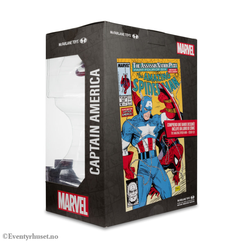 Marvel PVC Statue 1/6 Captain America (The Amazing Spider-Man #323) 28 cm. Mint In Sealed Box (MISB)! Actionfigur