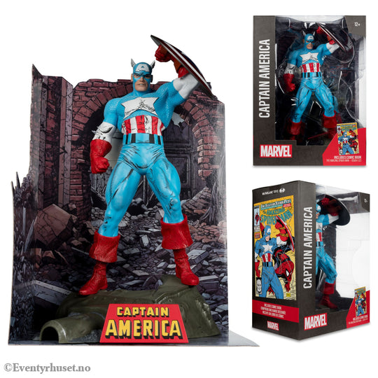Marvel PVC Statue 1/6 Captain America (The Amazing Spider-Man #323) 28 cm. Mint In Sealed Box (MISB)! Actionfigur